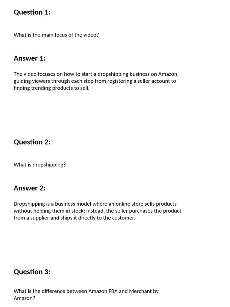 How To Start Dropshipping On Amazon (BEGINNERS TUTORIAL) ?-Flashcards ...