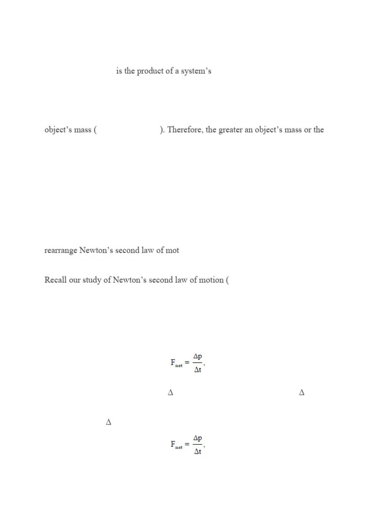 Momentum | PDF | Momentum | Collision