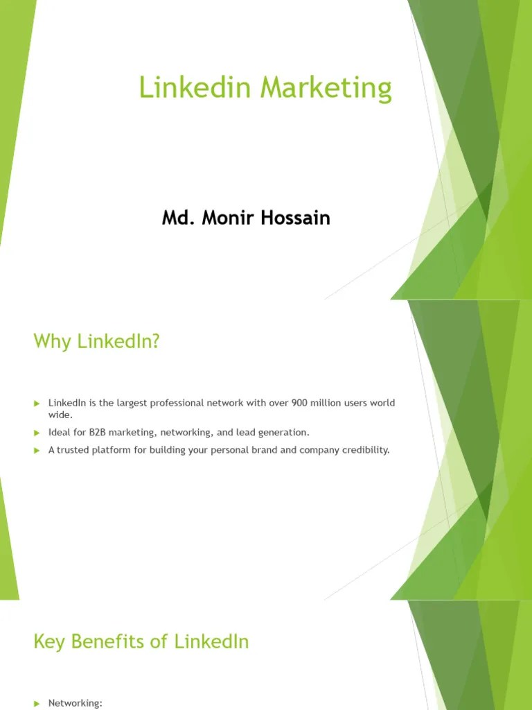Linkedin Marketing | PDF | Linked In | Advertising
