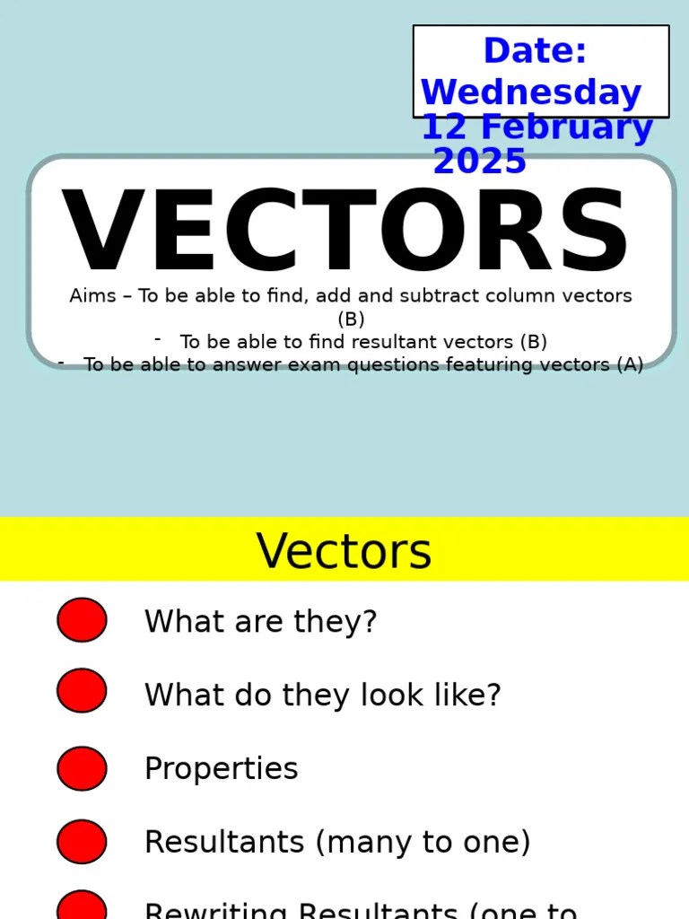 Vectors-Introduction | PDF | Euclidean Vector | Velocity
