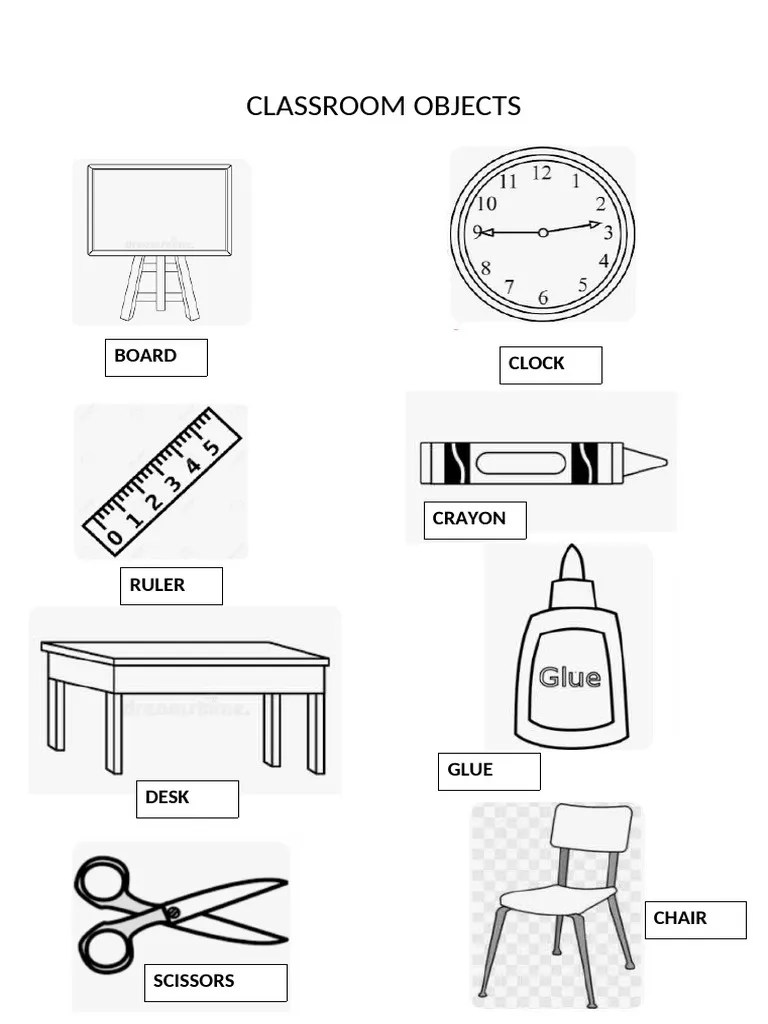 Classroom Objects | PDF