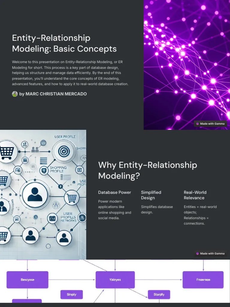 Entity Relationship Modeling Basic Concepts | PDF | Relational Model ...