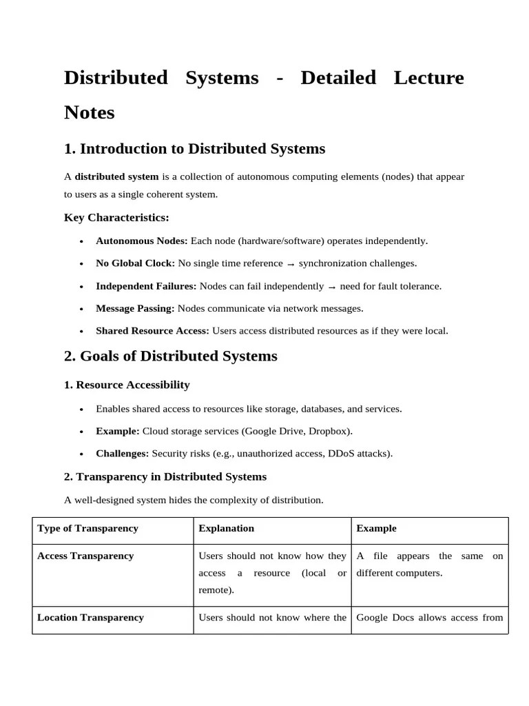 Distributed Systems | PDF | Thread (Computing) | Process (Computing)