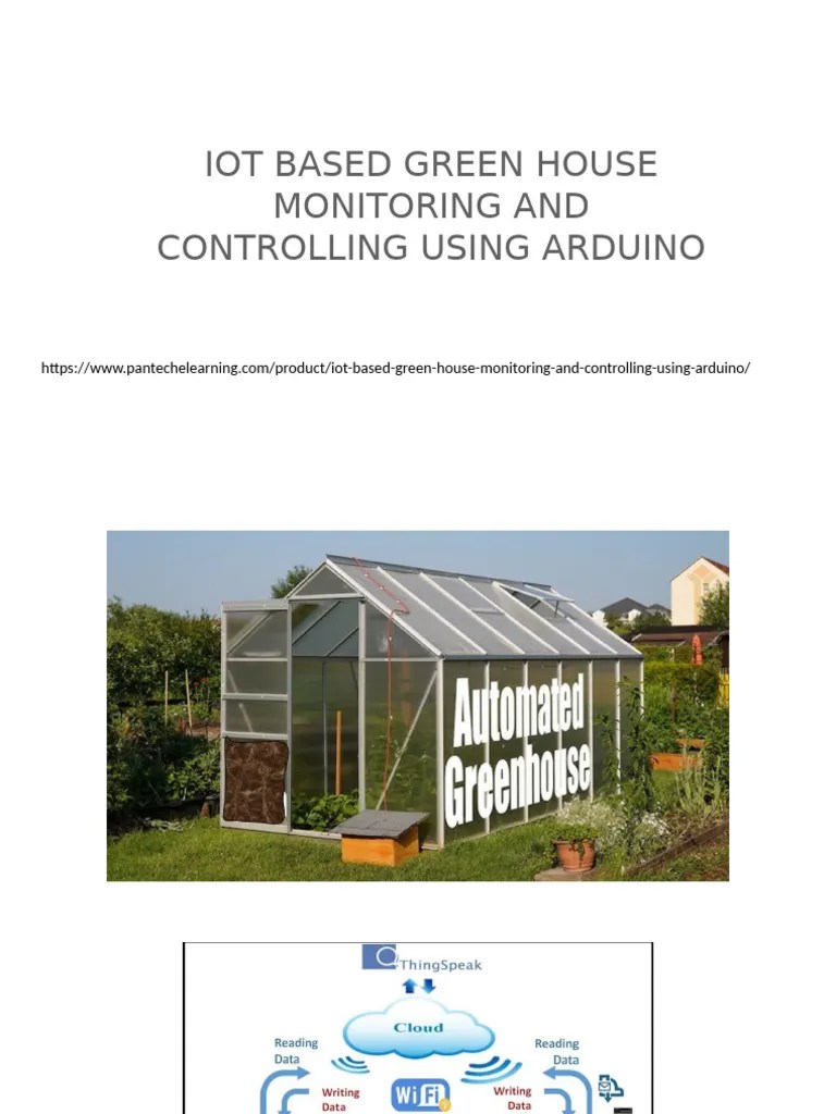 IOT Based Green House Monitoring And Controlling Using Arduino | PDF