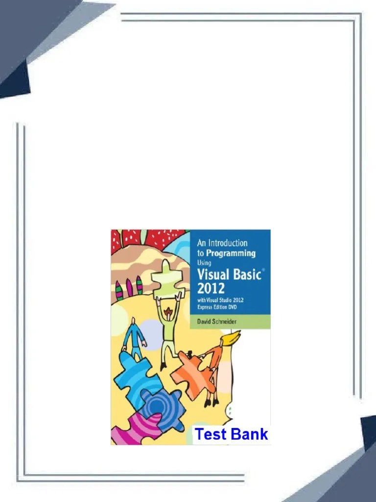 Introduction To Programming Using Visual Basic 2012 9th Edition ...