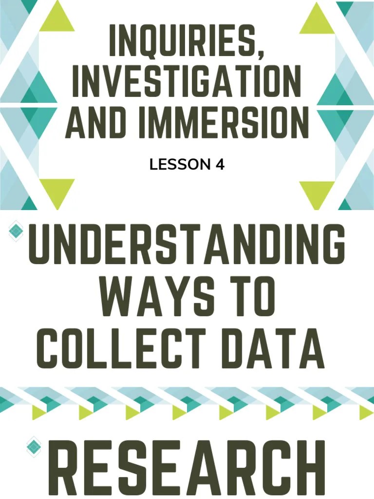 LESSON-4 | PDF | Sampling (Statistics) | Quantitative Research