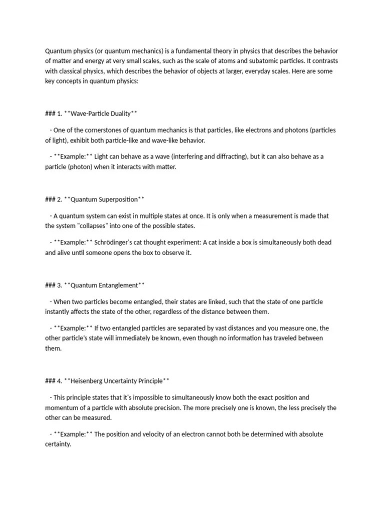 Quantum Physics | PDF | Quantum Mechanics | Physics