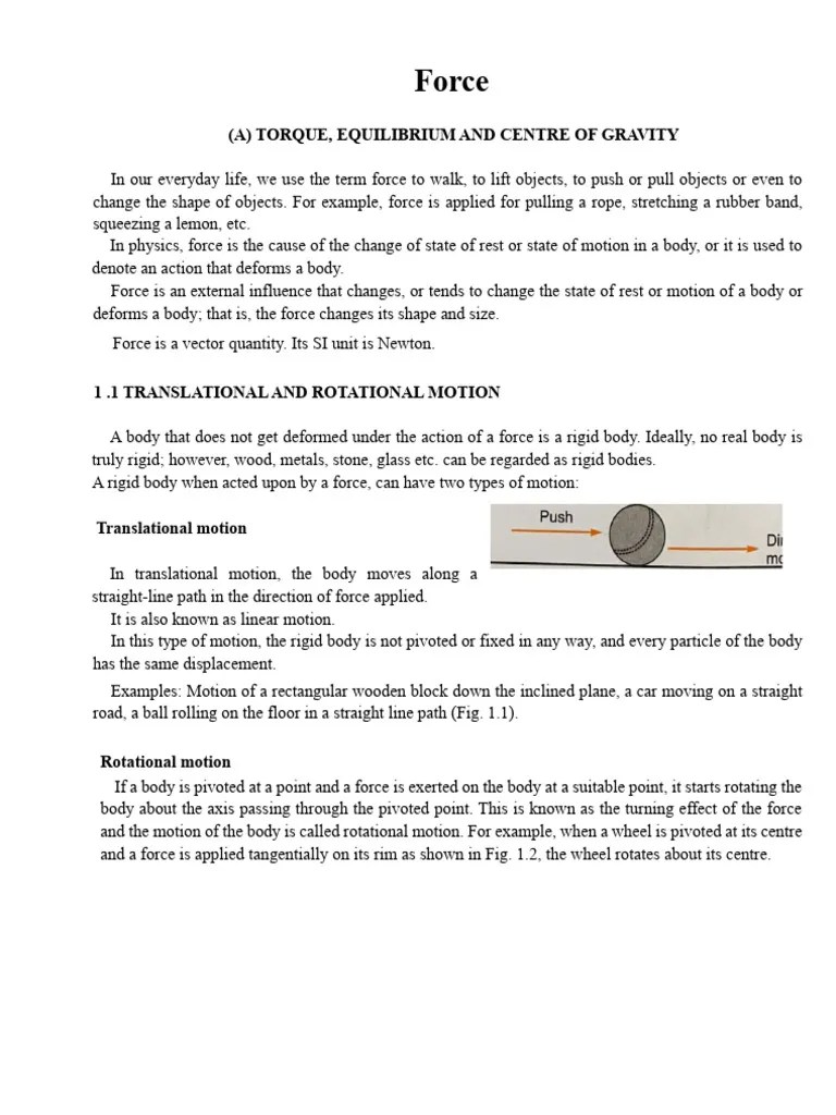 FORCE | PDF | Acceleration | Force
