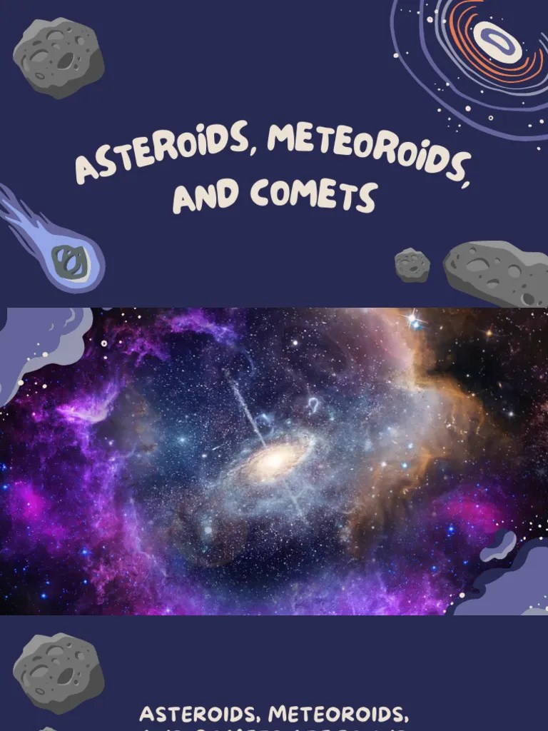 Asteroids, Meteoroids, And Comets Educational Video | PDF | Meteoroid | Asteroid