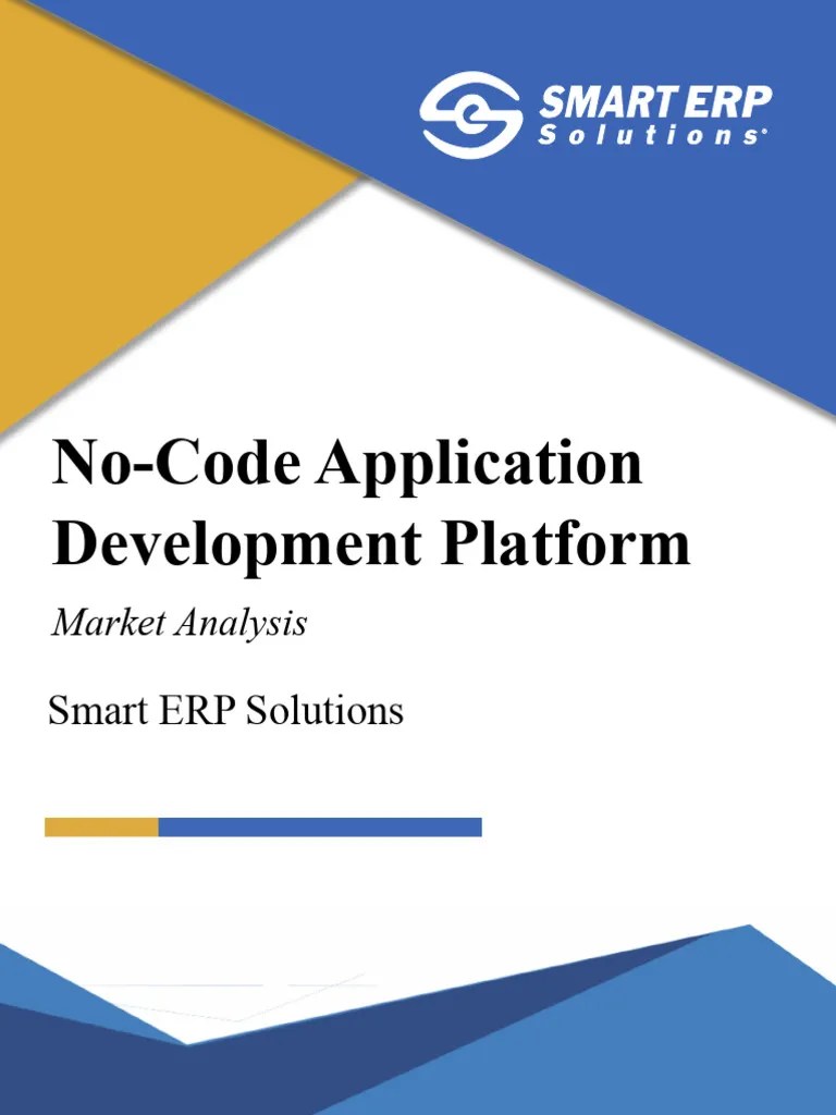No Code Application Development Program | PDF | Cloud Computing ...