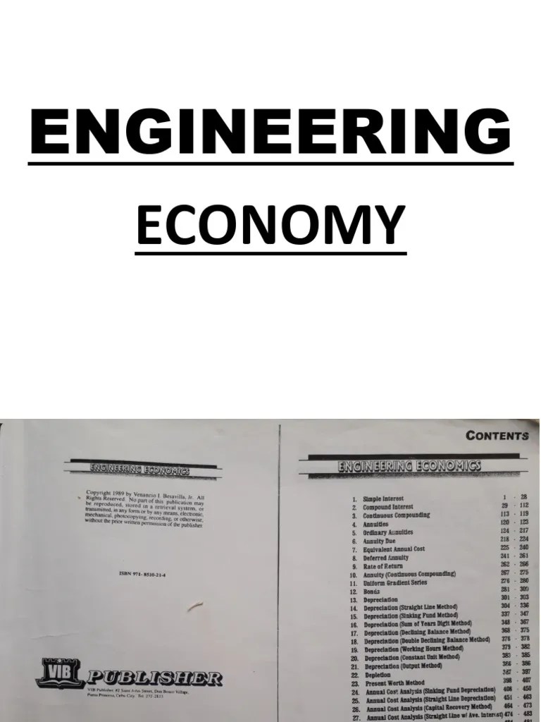 Engineering Economy Pdf