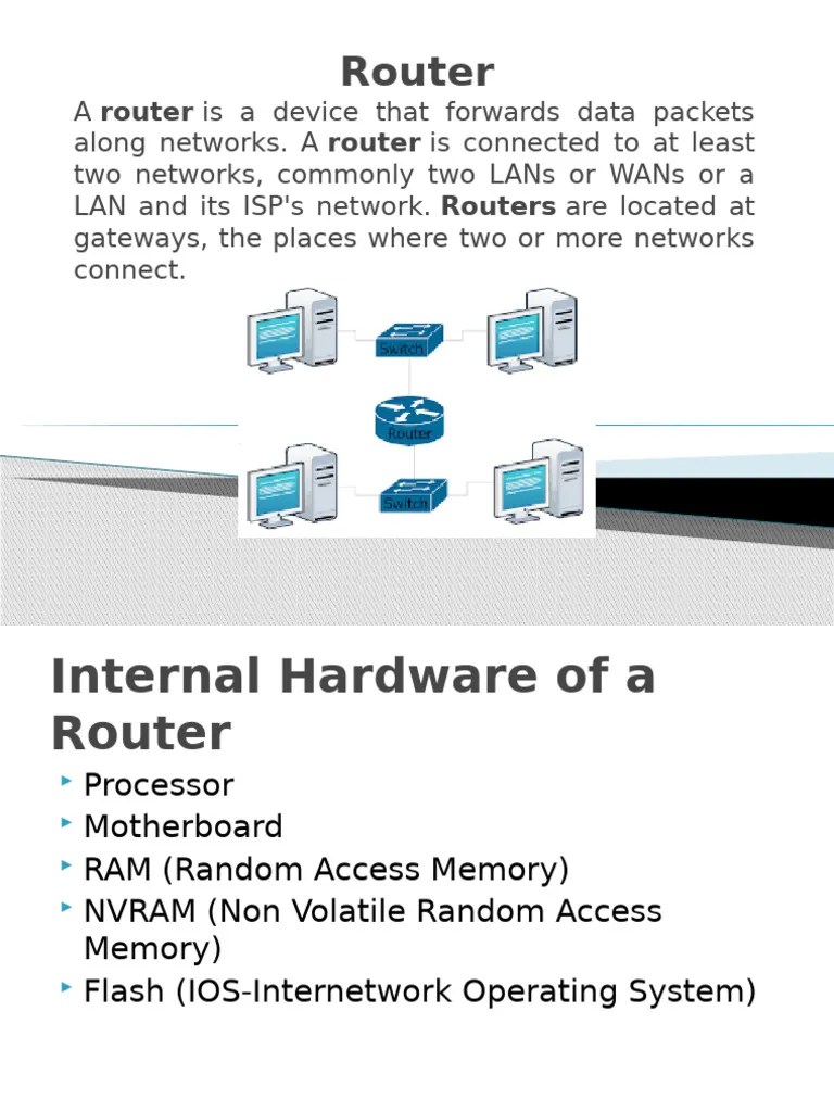 Router Basics | PDF | Router (Computing) | Routing