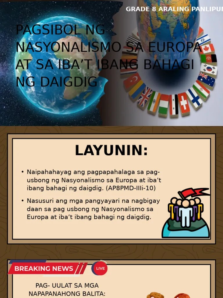 Ap-Q3-Pagsibol NG Nasyonalismo Sa Europa At Sa Iba't Ibang Bahagi NG Daigdig | PDF