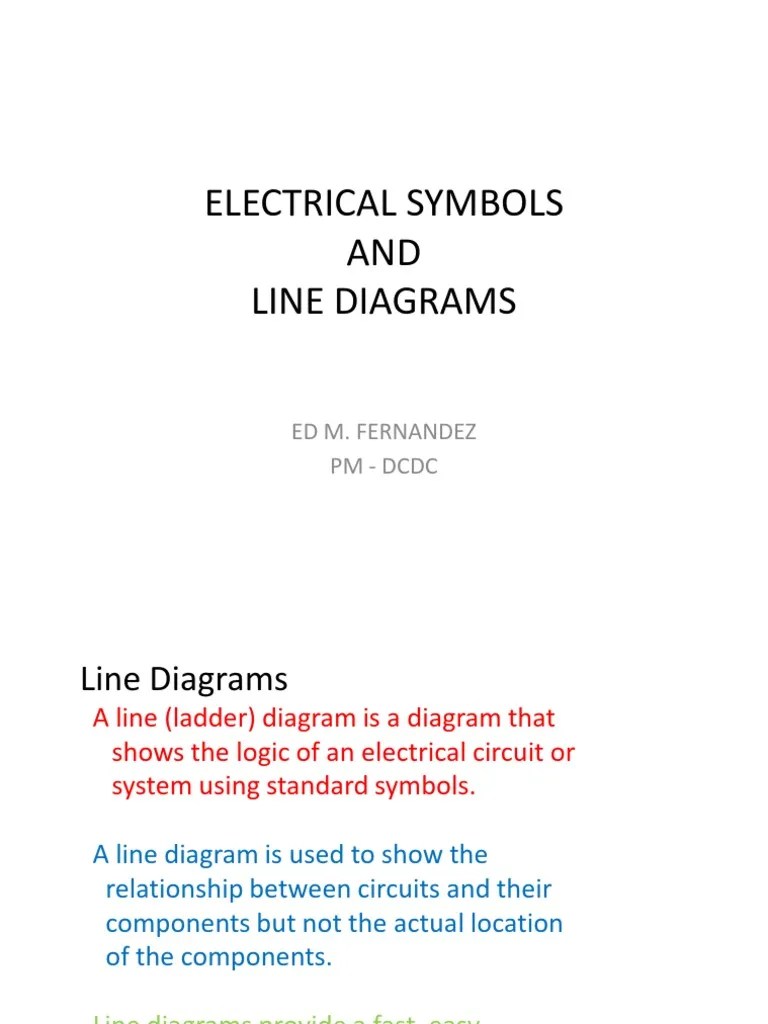 Electrical Symbols And Diagram | PDF