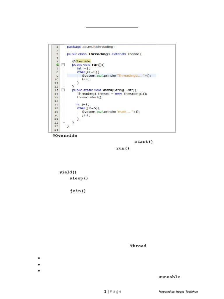 Multithreading Exercises | PDF | Thread (Computing) | Computer Engineering