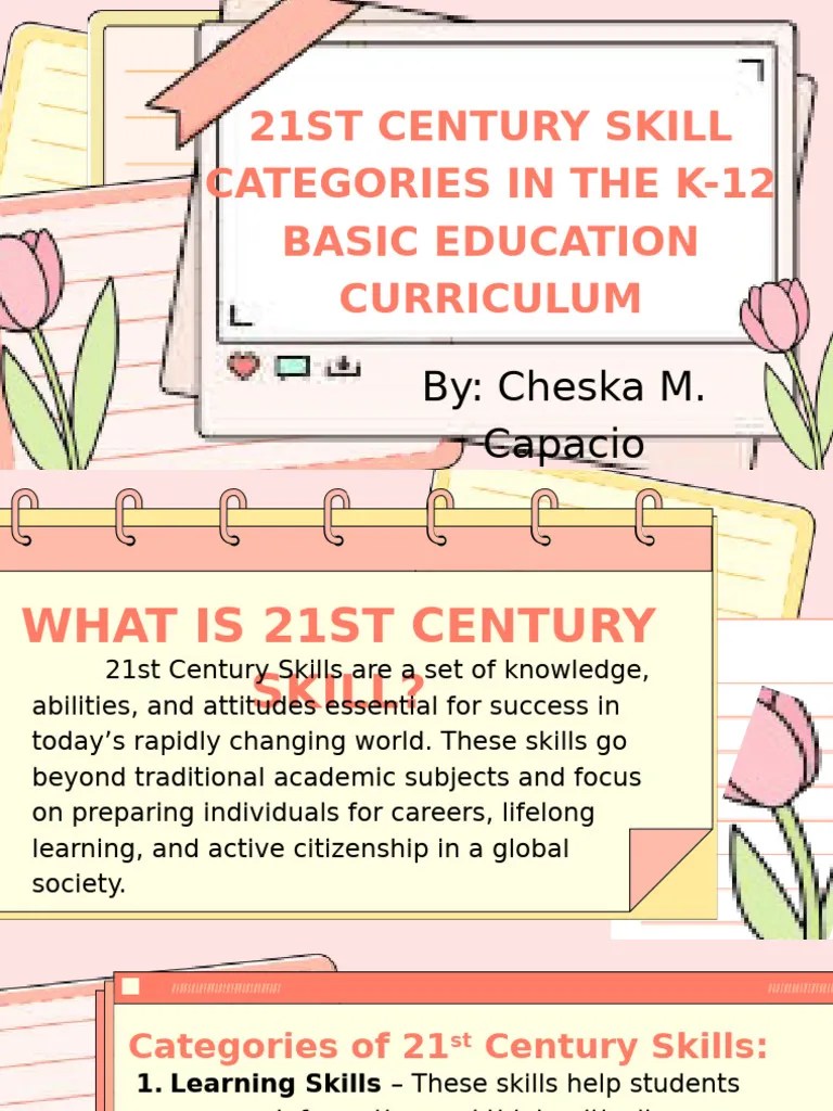 21st Century Skills Categories | PDF