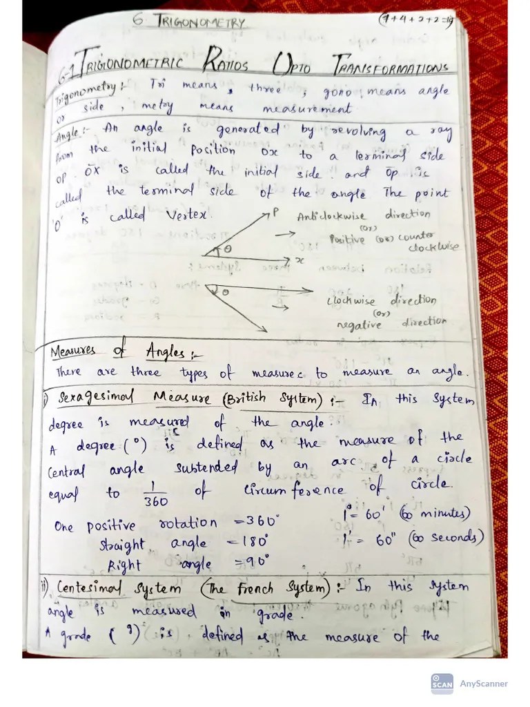 6 Trigonometry | PDF