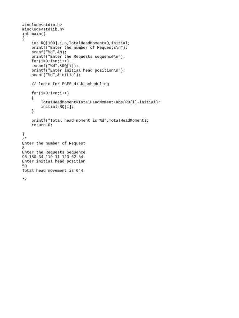 Fcfs 1 Pdf