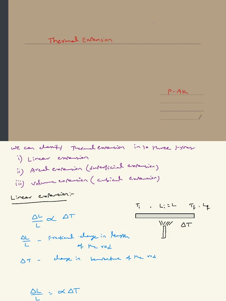 Thermal Expansion | PDF | Thermal Expansion | Non Equilibrium ...
