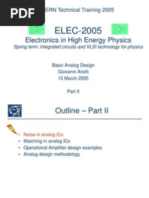 Elec 2005 15mar 2 Operational Amplifier Amplifier