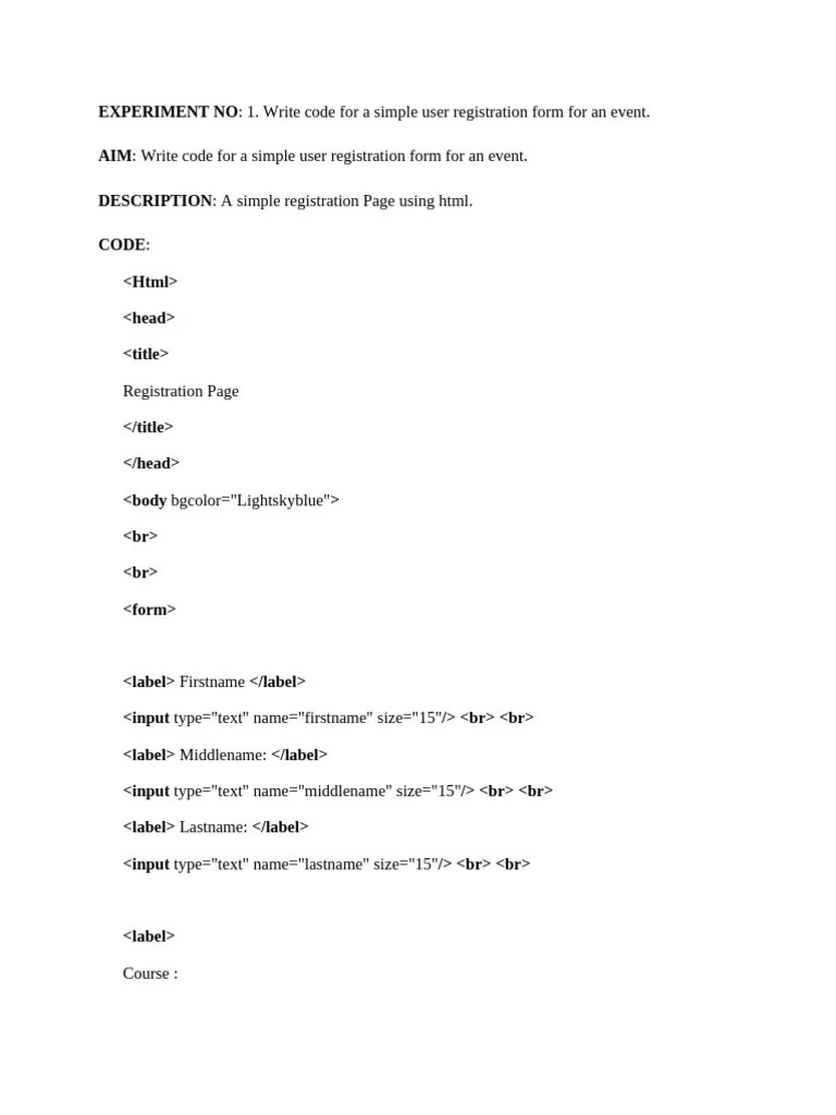 EXPERIMENT NO-1 | PDF