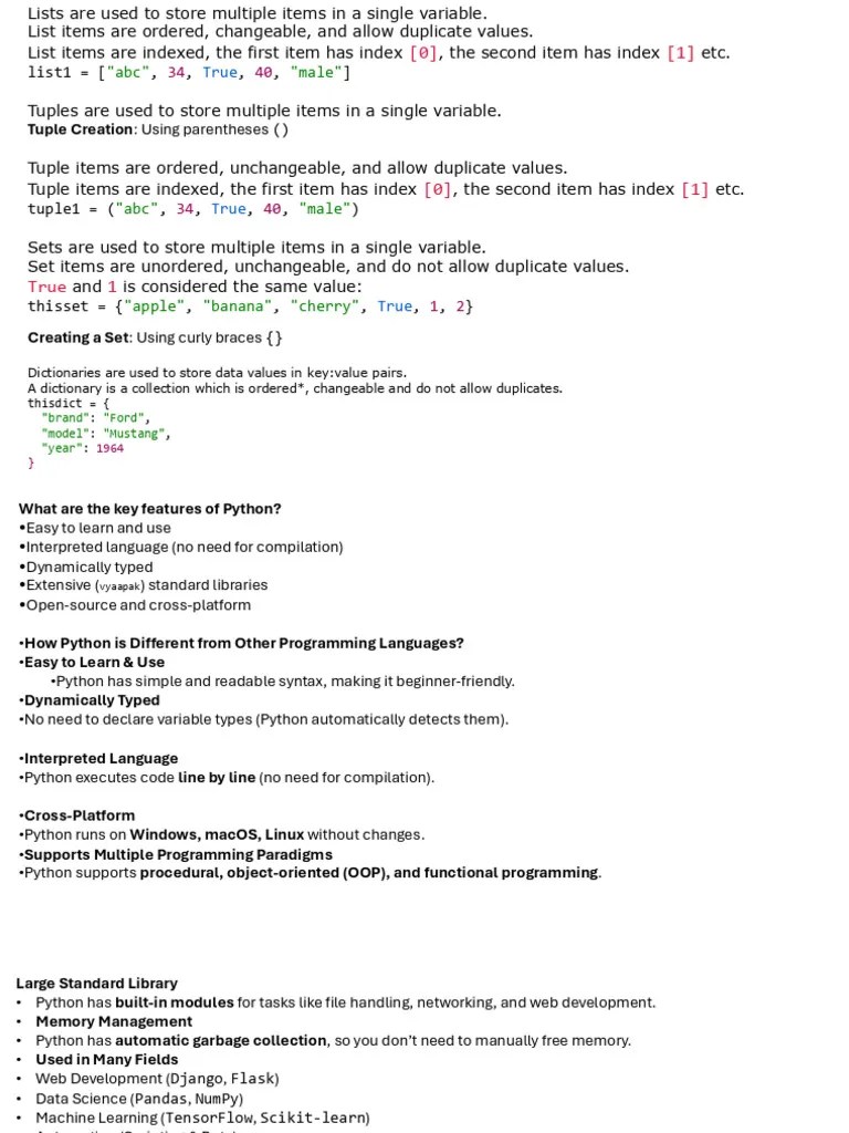 Python | PDF | Python (Programming Language) | Library (Computing)