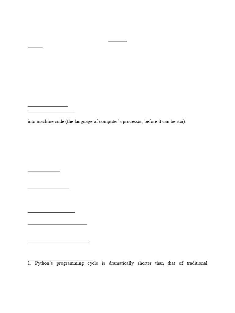 Python Unit 1 & 2 | PDF | Python (Programming Language) | Data Type