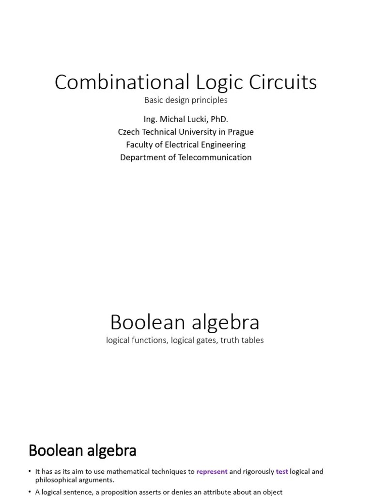 Combinational Logic Circuits Karnaugh Maps 2023 | PDF | Logic | Boolean Algebra