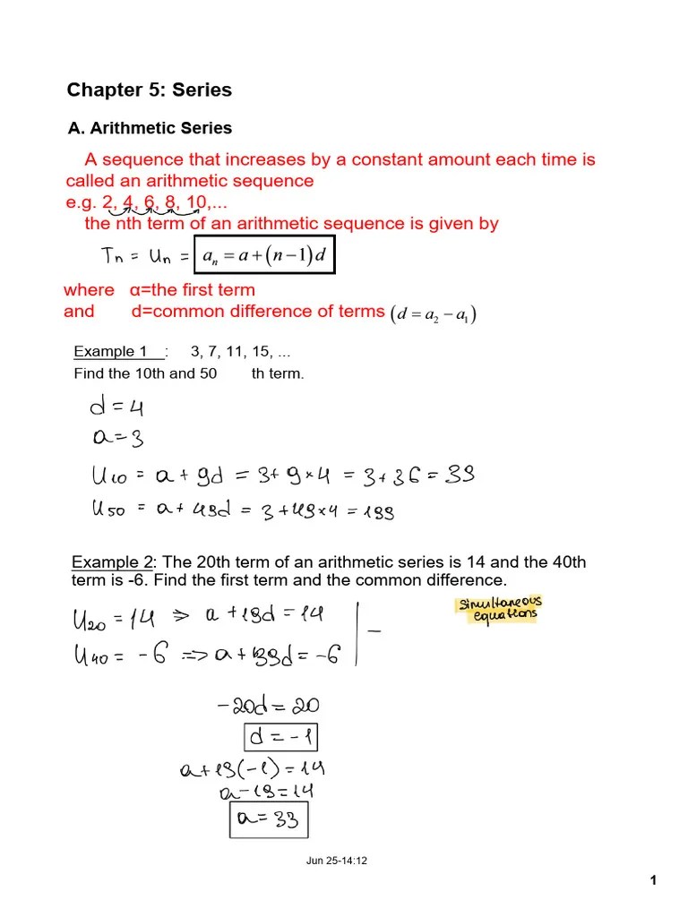 Chapter5 Igcse Further Maths | PDF | Arithmetic | Mathematical Analysis