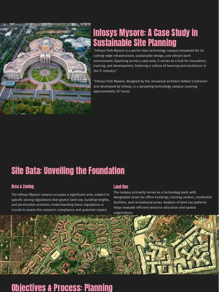 Infosys Mysore A Case Study In Sustainable Site Planning - PDF ...