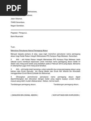 Aug 17, 2021 · kalendar aktiviti permohonan pertukaran bukan guru kpm bil. Contoh Surat Akuan Tukar Nama Kumpulan Contoh Surat Dan Soal Terlengkap
