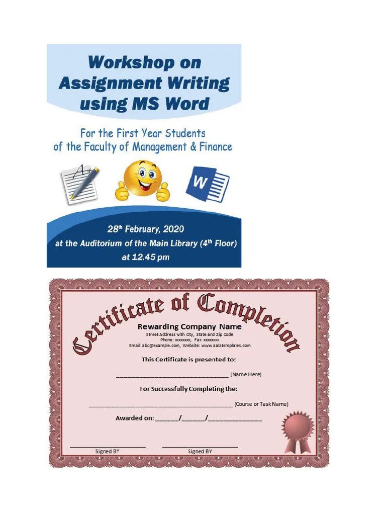 Ms Word Assignments | PDF