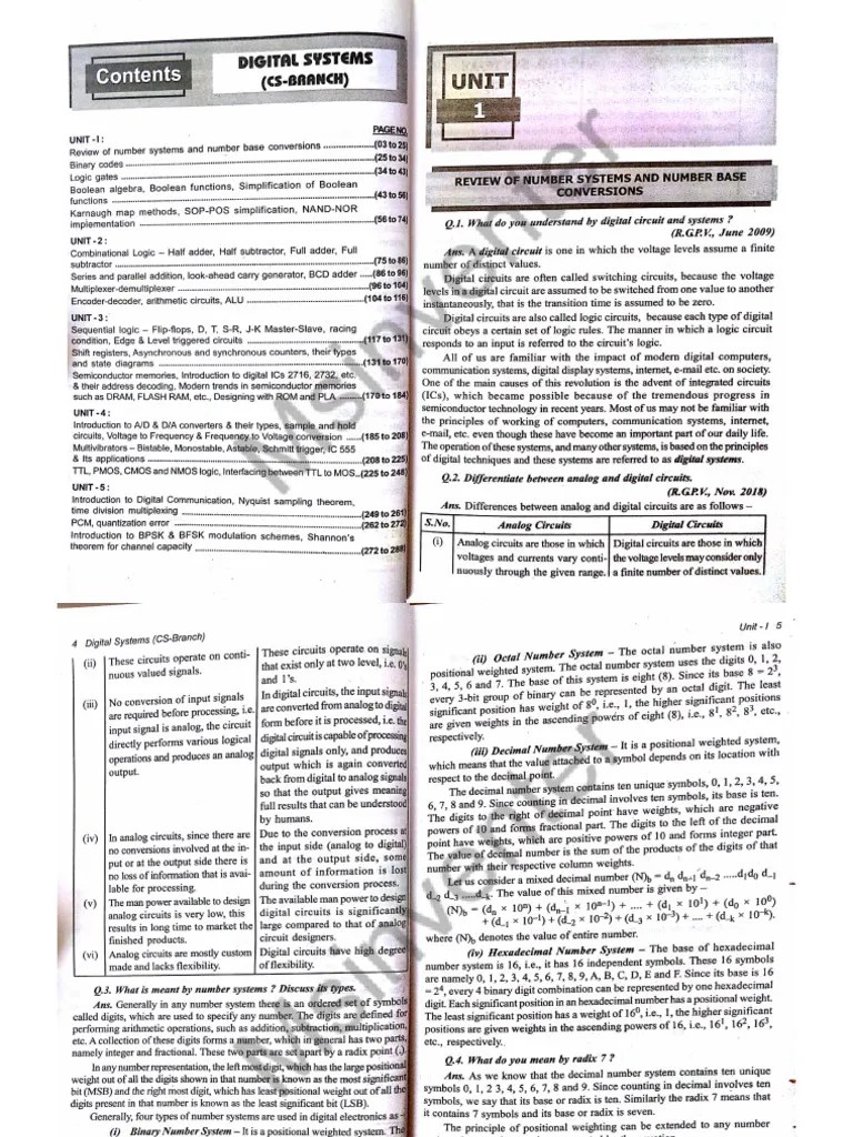 DIGITAL System Shivani | PDF