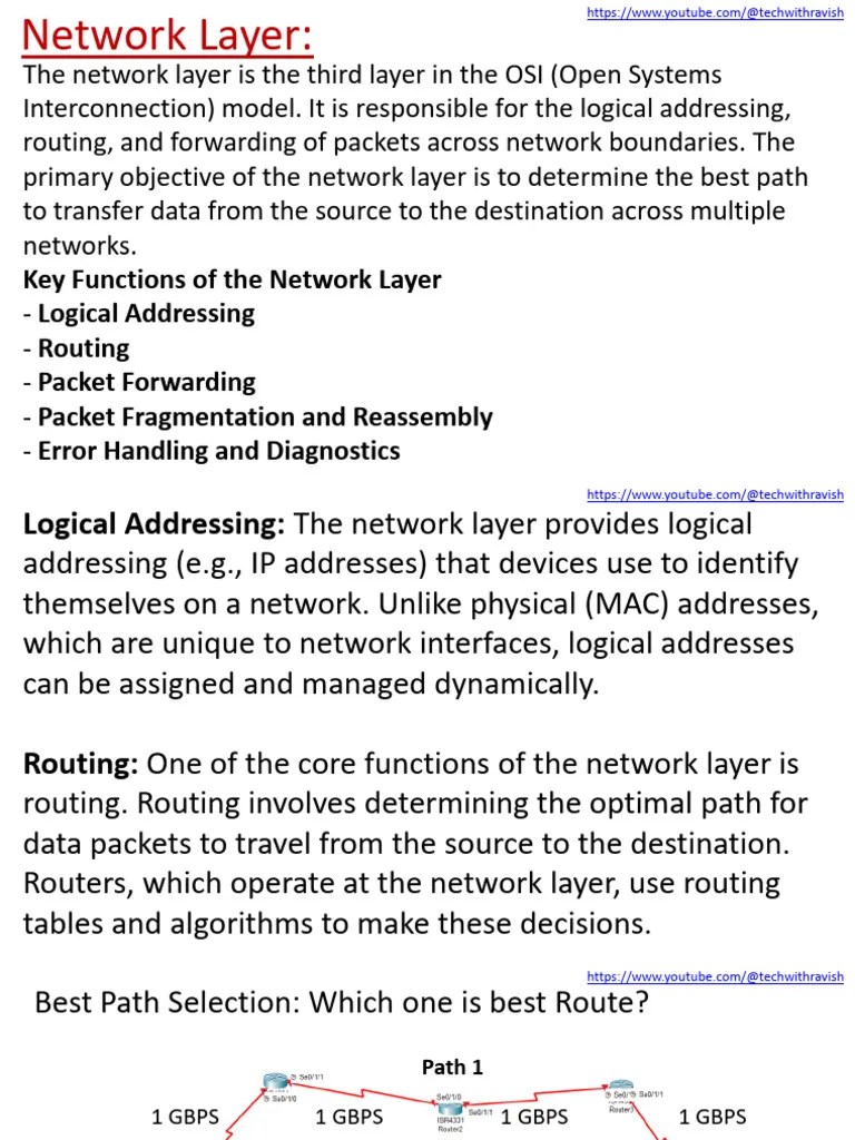6 Network Layer | PDF | Computer Network | Routing