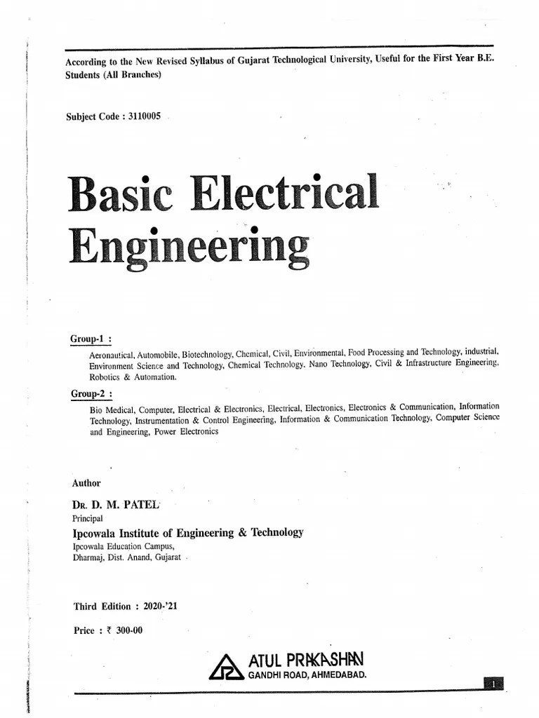 Basic Electrical Engineering Pdf