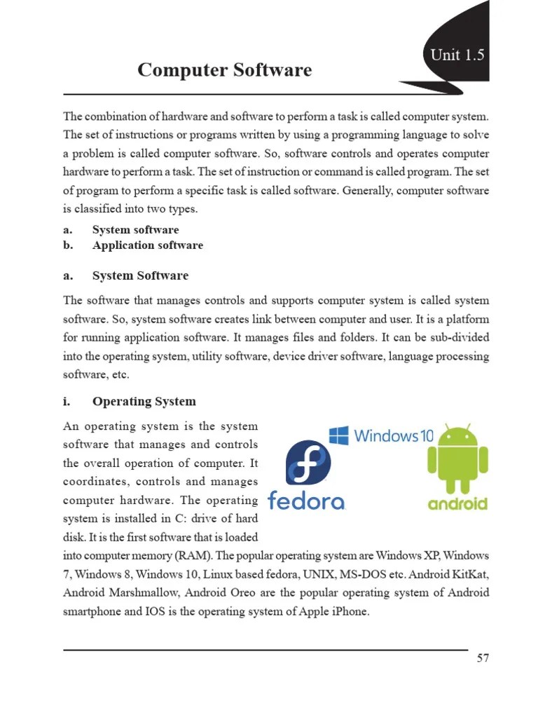 Computer Software | PDF | Operating System | Icon (Computing)