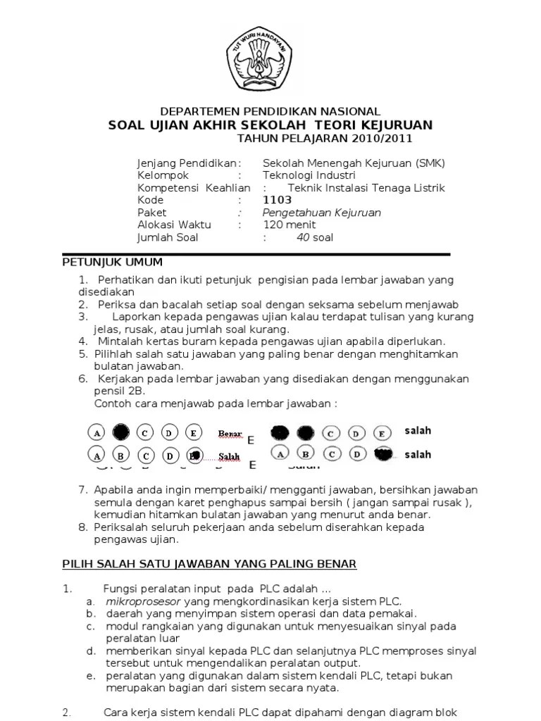 contoh soal akm siswa sd/smp/mts/sma. Contoh Soal Dan Jawaban Instalasi Tenaga Listrik Contoh Soal Terbaru