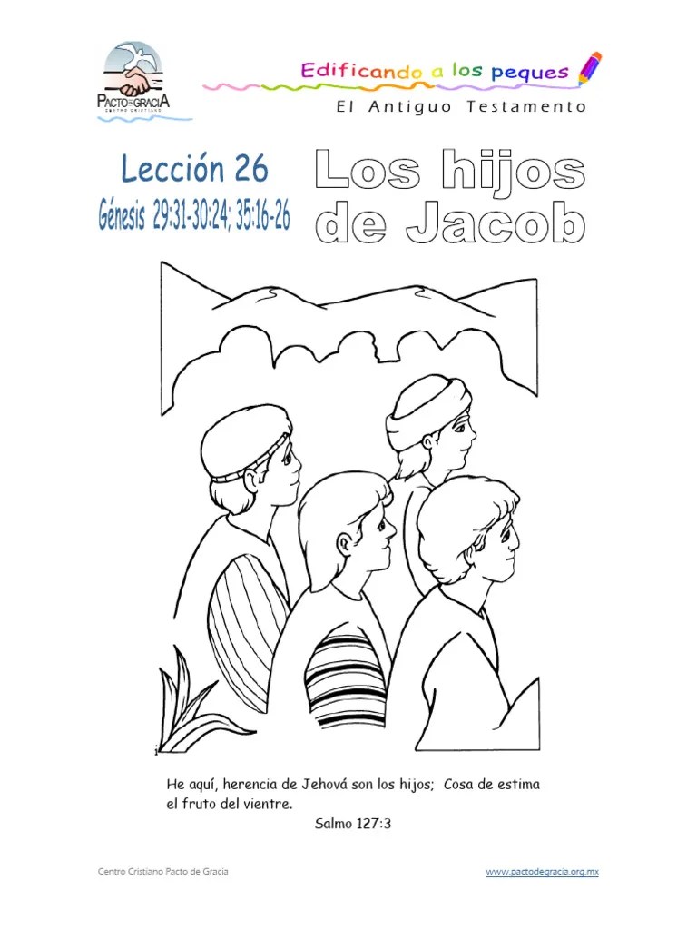 26 Los Hijos De Jacob | PDF | Jacob | Leah