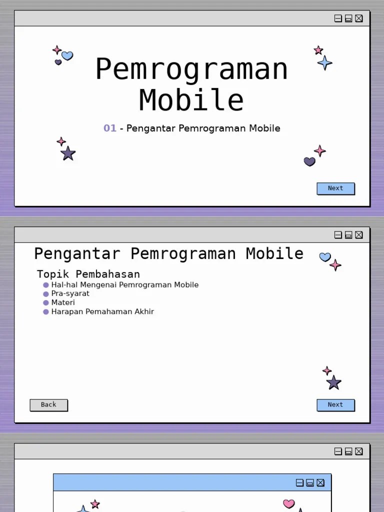 01 - Pengantar Pemrograman Mobile | PDF