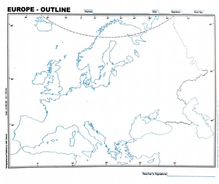 Copy Of Unmarked Europe Map PDF 1