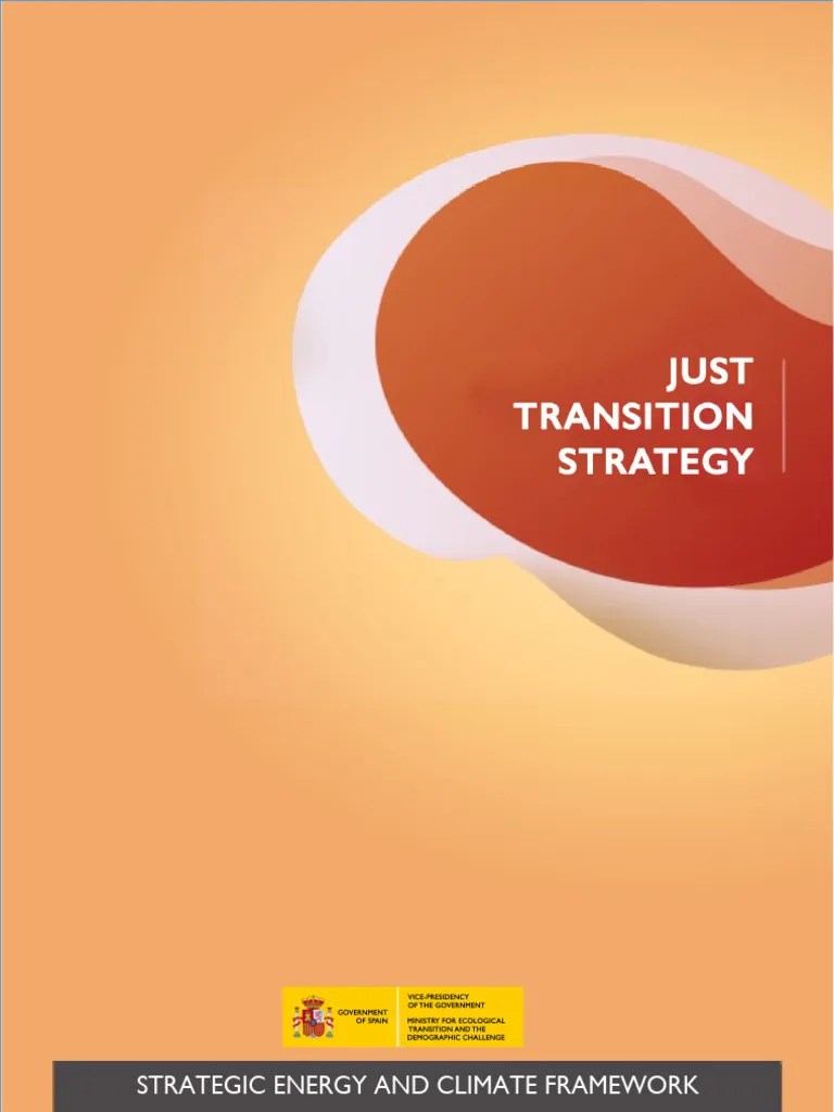 Just Transition Strategy Eng Pdf Sustainability Climate Change