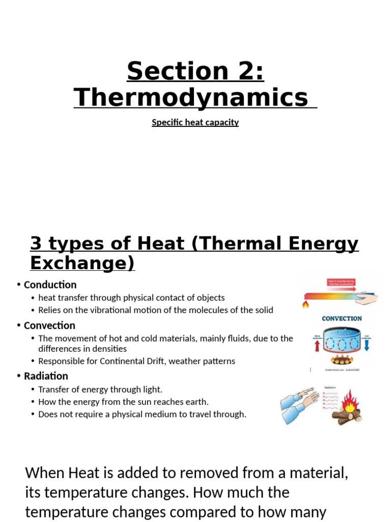Specific Heat Capacity | PDF