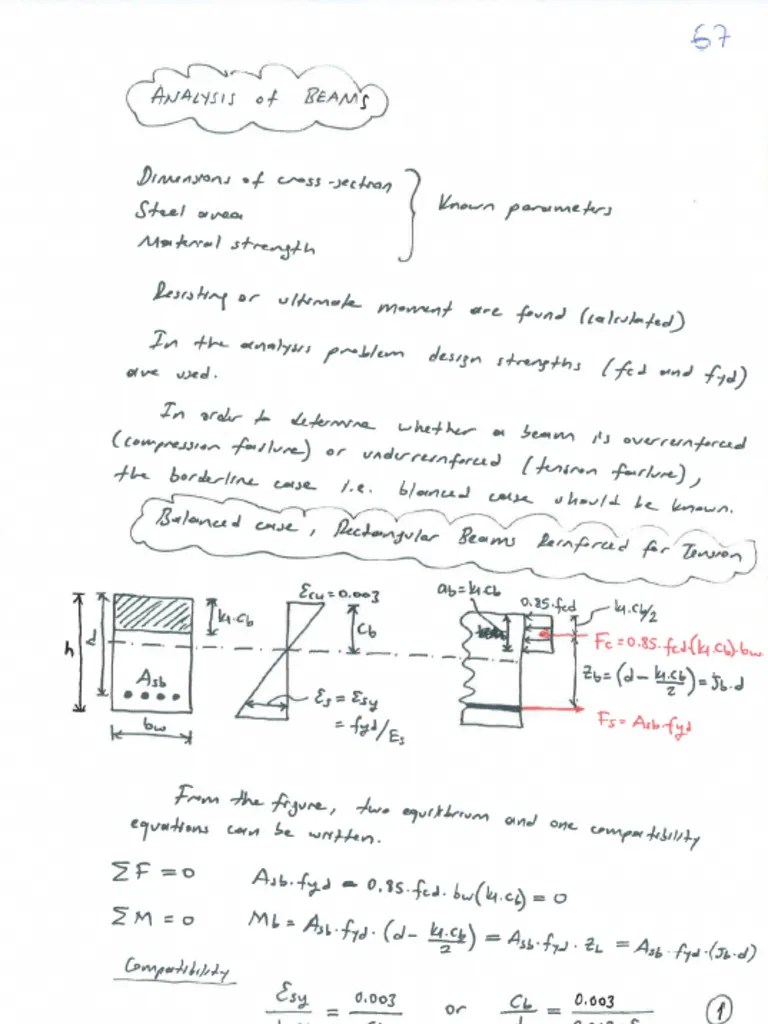 Part 5 Singly Reinforced Rectangular Beams | PDF