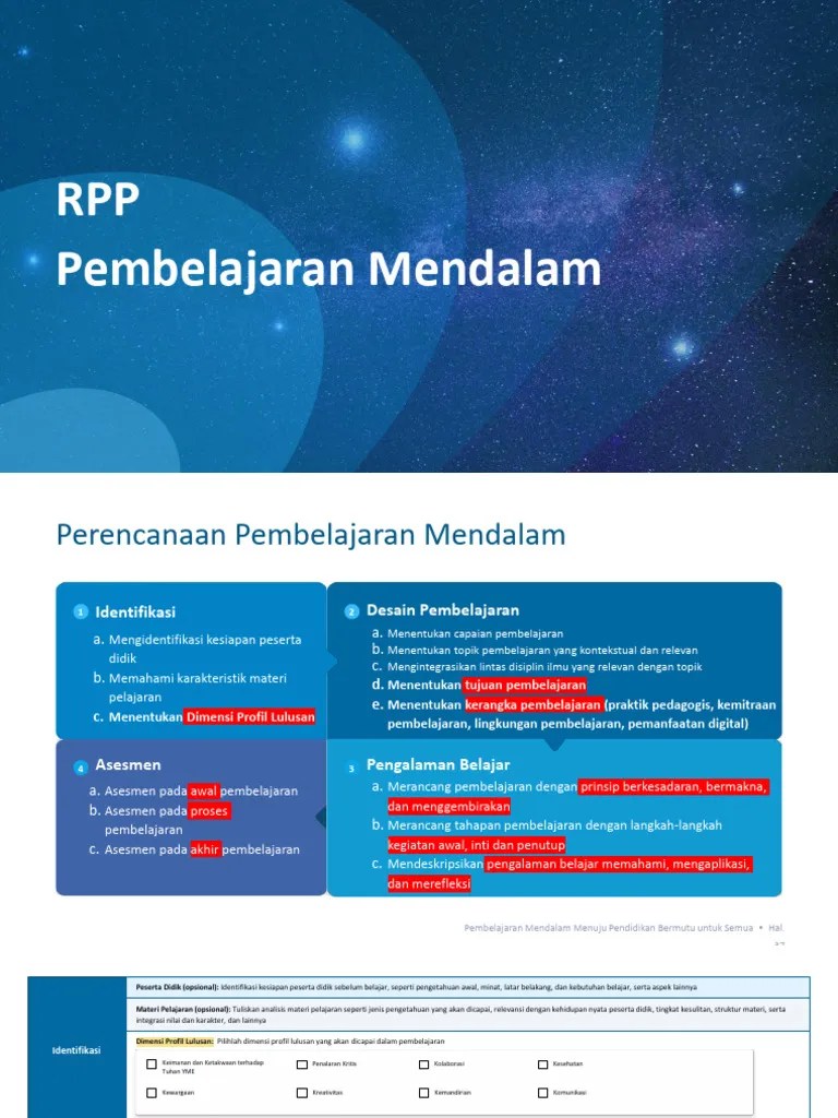 Format RPP Deep Learning | PDF