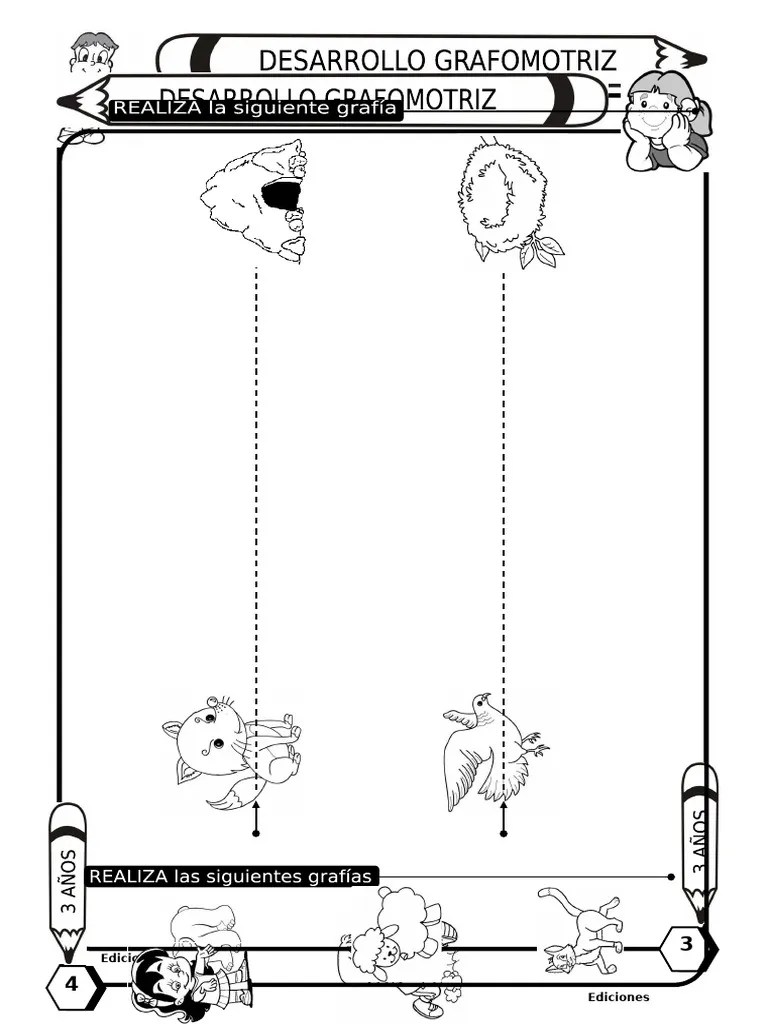 Grafomotricidad Fichas | PDF