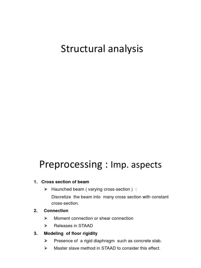 Structural Analysis Technique | PDF | Structural Analysis | Structural ...