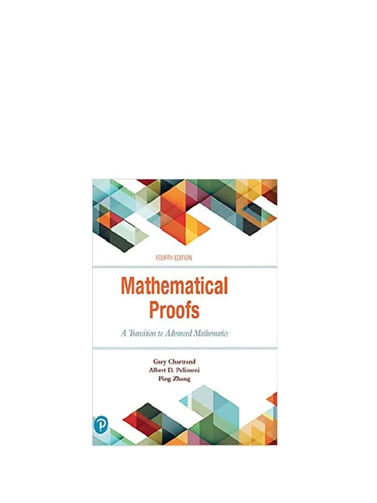 (Original PDF) Mathematical Proofs: A Transition To Advanced ...