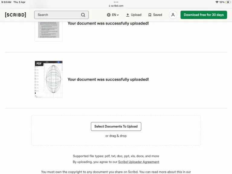 Upload A Document Scribd | PDF