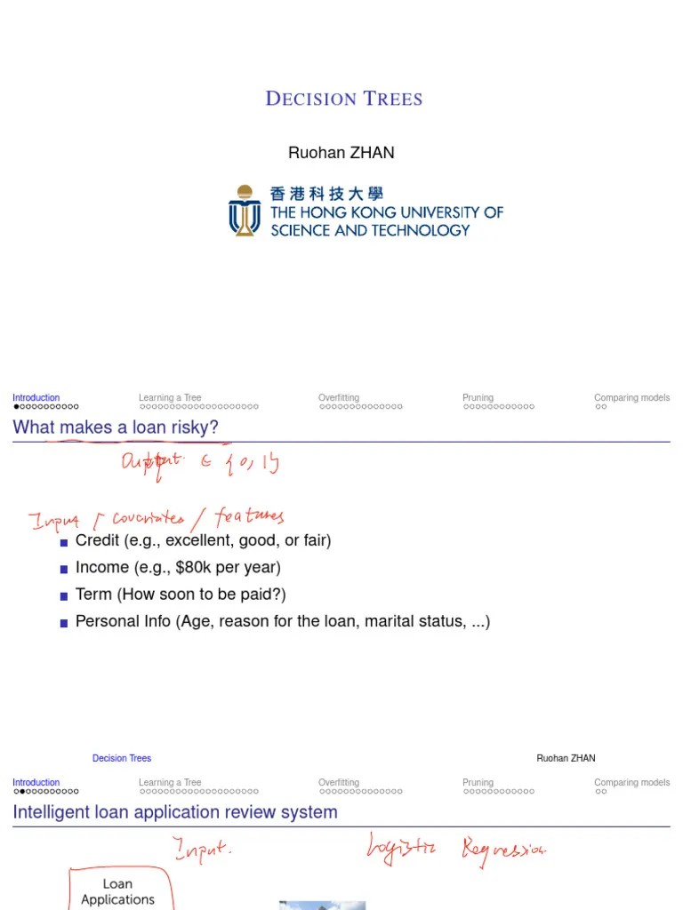 7 Decision Trees Annotated Pdf Machine Learning Algorithms And