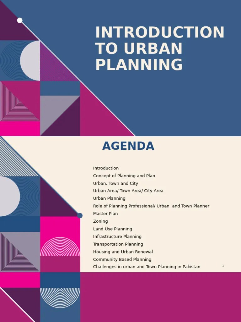 Lecture 1 Introduction To Urban Planning 07102024 062204pm | PDF ...